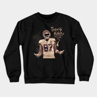 Travis Kelce | Vintage poster Crewneck Sweatshirt